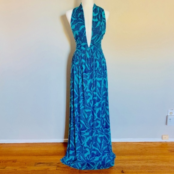 Rachel Pally Dresses & Skirts - Rachel Pally Abstract Floral Pattern Halter Dress